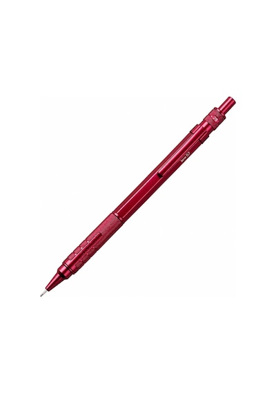 Serve Axium Mekanik Kurşun Kalem 0.7 Mm Alüminyum Gövde - Metalik Bordo Çok Renkli