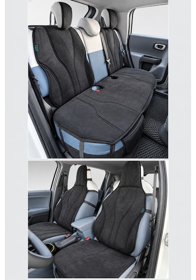 Bod Fiat Grande Panda Elektrikli Oto Koltuk Koruyucu Kılıf 2025-sonrası Latmos Serisi Siyah