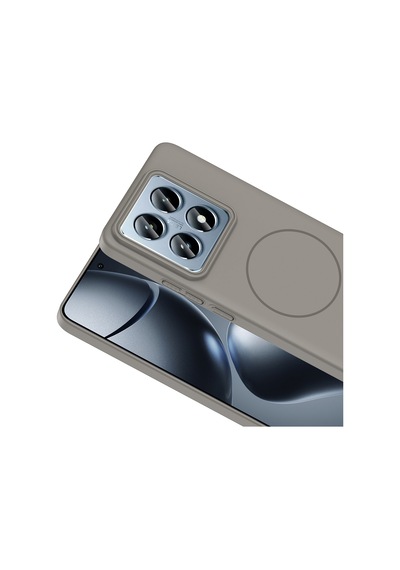 Xiaomi 14t Pro Kılıf İnce Magsafe Kamera Yükseltili Yumuşak Silikon Pazarplus Siyah