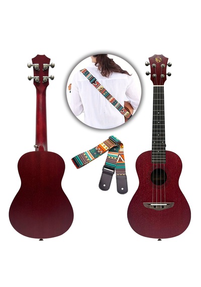 Fourtune Elio Ukc-23rd Concert Ukulele Maun Hakiki Ağaç Özel Seri Concert