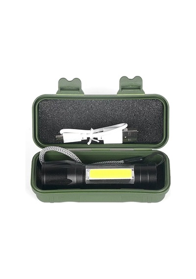 Mini Çok Güçlü Şarjlı El Feneri Xpe-cob Led Wt-030 Çok  Renkli