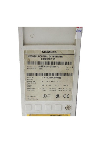 6se7021-0ta21-z Sımovert Masterdrıves Sımovert 2.el