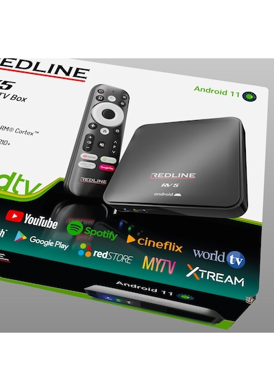 Redline RV5 16 GB Lisanslı Android 11 TV Box