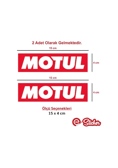 2 Adet Motul Yağ Sticker Motosiklet Sticker Araba Cam Sticker (364097674)