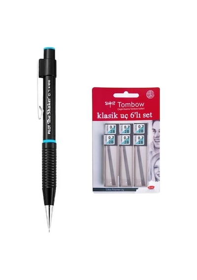 Pilot Versatil Kalem Shaker 0.7 Uç + Tombow 0.7 Mm 2b Uç 6 Adet