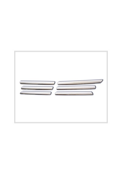 Vw Caddy Lıfe Krom Ön Panjur 6 Prç. 2007-2010 Arası P.Çelik