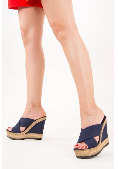 Fox Shoes Lacivert Kadın Terlik F674072005