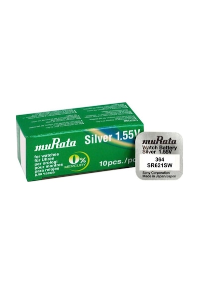 Murata 364 SR621SW Saat Pili 10 x 5'li