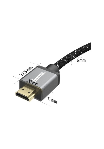 Ultra High Speed Hdmi Kablo, Metal Altın Uç, 8k,2m