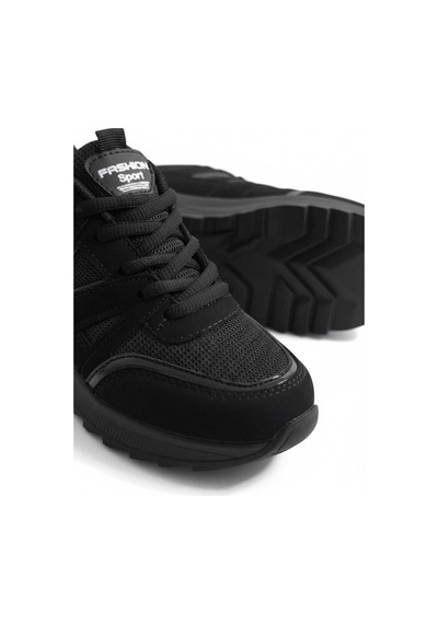 Mcdark Kadın Siyah Sararmaz Taban Sneaker Ayakkabı