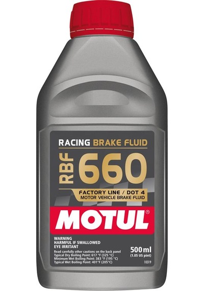 Motul Rbf 660 Racing Brake Fluid Dot4 500ml