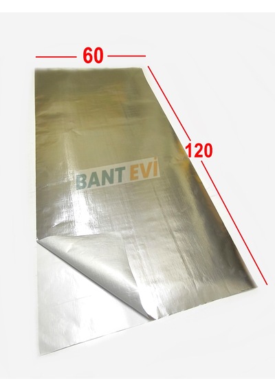 Yüksek Isıya Dayanıklı Folyo Kaplama 60x120cm 200°C Isı Dayanımlı Mutfak Tezgah Ocak Arkası Koruyucu