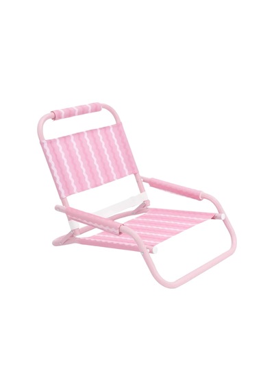 Flamingueo Alçak Katlanabilir Plaj Sandalyesi Bambina Pink Pembe