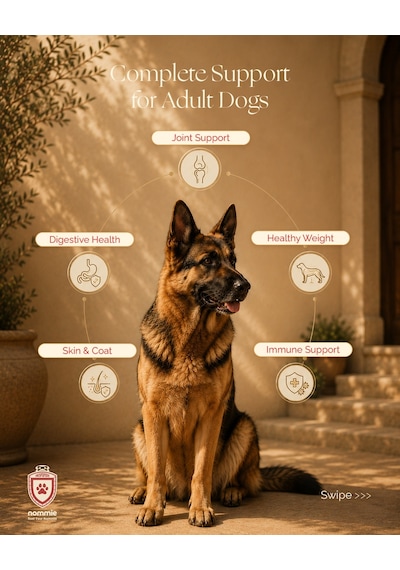 Nommıe Yetişkin Köpekler İçin Tavuklu Mama Düşük Tahıllı