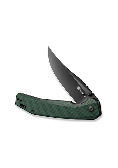 Sencut Vornix Teal Green G10 Handle Black 9cr18mov Blade Kamp Çakı Yeşil
