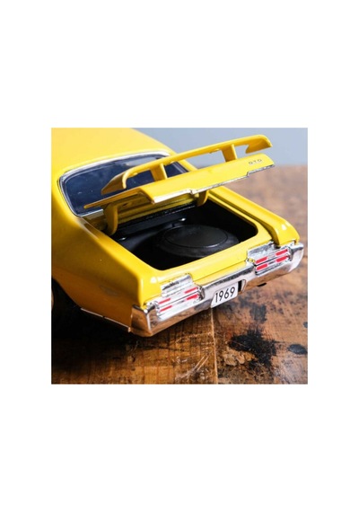 1:18 1969 Pontiac Gto Judge Sarı Diecast Klasik Model Araba Çok Renkli