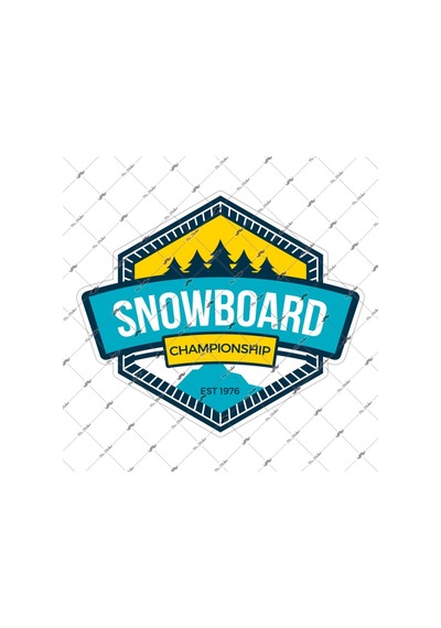 Hbg37 Snowboard Sticker