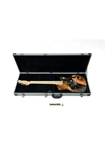 Elektro Gitar Custom Epoksi & Yıllanmış Ağaç Kişiye Özel Butterscotch Blonde