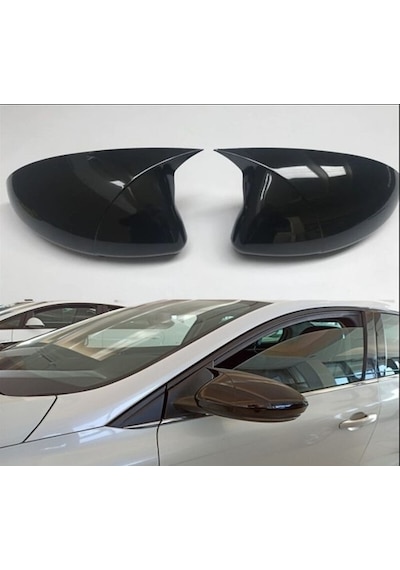 Renault Talisman Yarasa Ayna Kapağı Batman Piano Black 2015+