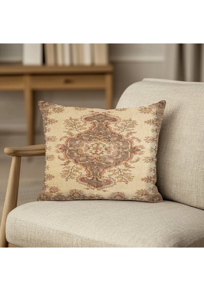 Turkıshrug Kıngdom Canlı Boho Desenli Yastık Kılıfı Kare 43 X 43 Çok Renkli