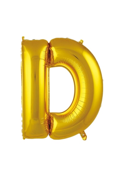 Folyo Harf Balon Gold Renk 40 İnc 100 Cm Helyum Uyumlu D