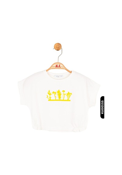 Nk Kids Xo Kids Dijital Baskılı Kısa Kollu Lastik Kollu Kız Çocuk Tışört 4-8 Yaş 36524 Sarı Nk Kids Xo Kids Dijital Baskılı Kısa Kollu Lastik Kollu Kız Çocuk Tışört 4-8 Yaş 36524 Sarı