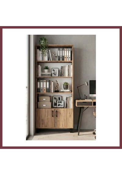 Storeşahin Çok Amaçlı Kitaplık Suntalam Kahverengi 75x190 Shn0720