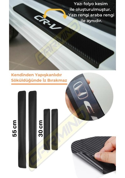 Volkswagen Amarok Kapı Eşiği Sticker (4 Adet) New