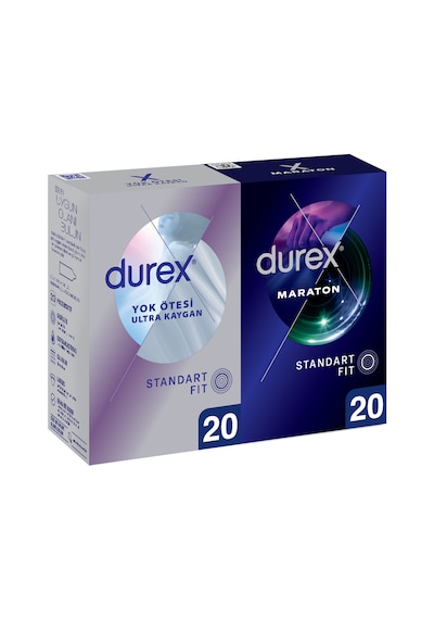 Durex Maraton Prezervatif 20'li + Yok Ötesi Prezervatif 20'li