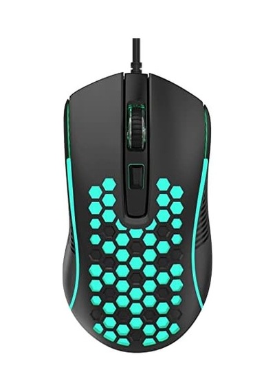Aula S11 3600dpı Rgb Optik Oyuncu Mouse, Siyah