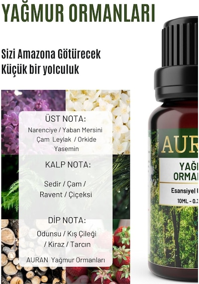 Auran Yağmur Ormanları Esansiyel Uçucu Yağı 10 ML