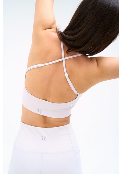 Normal People Leya - Spor Bra Activefit Kumaş Gri