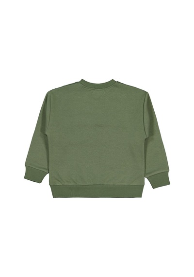 Civil Boys Peluş Garnili 6-9 Yaş Sweatshirt - Haki