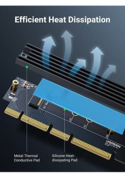 4.0 X4 X8 X16 Uyumlu 64gbps Nvme M.2 Ssd Dönüştürücü Adaptör Diğer