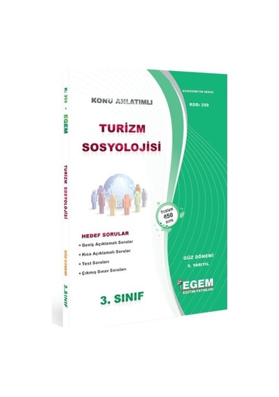 Aöf 3. Sınıf Sosyoloji Güz Konu Anlatımlı Soru Bankası Seti