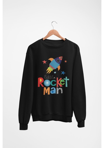 Magors Stıl-x Baskılı Erkek Çocuk Sweatshırt Siyah-1