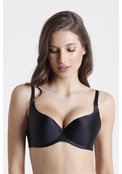 Penti Siyah Sensation Balensiz Dikişsiz Push Up Sütyen