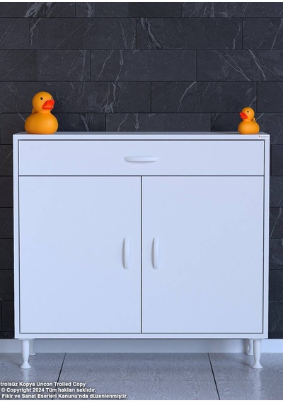 Eliusta Fre 90 Cm Çok Amaçlı Dolap 1 Raflı Tek Çekmeceli Banyo Mutfak Dolabı 90x88x32,5 Cm Organizer Dolap Beyaz Eliusta Fre 90 Cm Çok Amaçlı Dolap 1 Raflı Tek Çekmeceli Banyo Mutfak Dolabı 90x88x32,5 Cm Organizer Dolap Beyaz