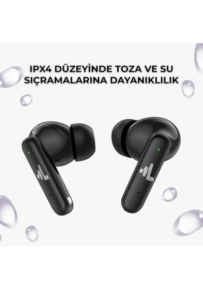S160 Anc Kablosuz Bluetooth Kulaklık Siyah