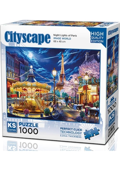 Ks Games 1000 Parça Paris'in Gece Işıkları Puzzle