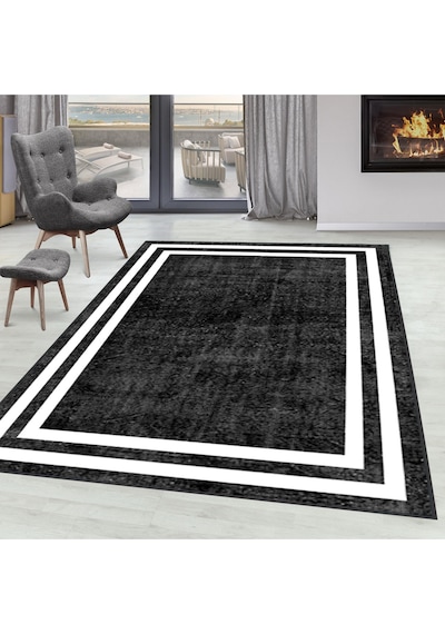Rovigo Home Dijital Baskı Yıkanabilir Kaymaz Taban Salon Halısı RVG1563-HT574 Çok Renkli