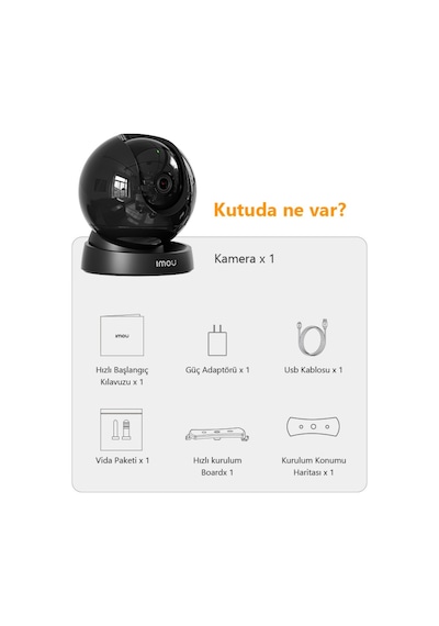 Imou Rex 3d Iç Ortam Wi-fi Pt Kamera 3 Mp/2k Ipc-gs2dp-3k0w Imou Rex 3d Iç Ortam Wi-fi Pt Kamera 3 Mp/2k Ipc-gs2dp-3k0w