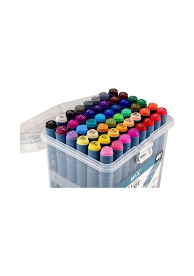 Rich Art X Sketch Marker Duo Çift Uçlu Marker Kalem 48 Renk Set 18049