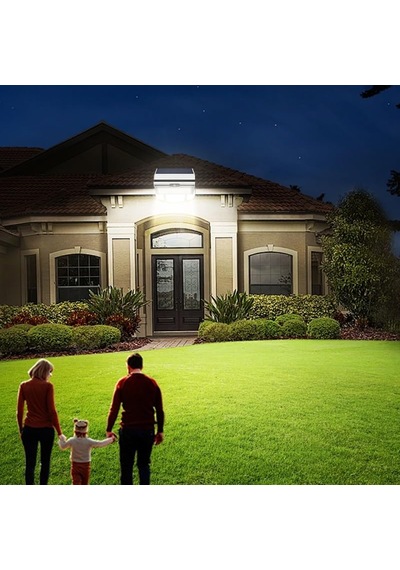 Ayrex 40w Güneş Enerjili 54 Ledli Duvar Aplik Lamba Bahçe Balkon Dekorasyon Aydınlatması Diğer