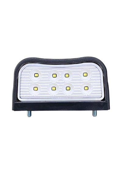 Frıstom 12v-30v Plaka Lambası 8 Ledli Siyah 100 X 50 Mm E9