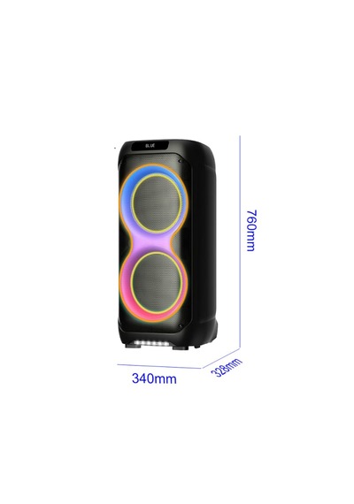 Tekno Gökhan Gedı G Lt-2131 Çift 8 Woofer Bluetooth Rgb Işıklı Karaoke Hoparlör