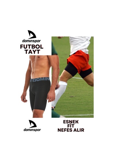 Domin Spor Futbol Diz Üstü Kısa Tayt