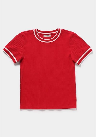 Colin's Colins Slim Fit Yuvarlak Yaka Düz Kadın Kirmizi Kısa Kol Tişört Cl1080063 Q1.v2 Red Kırmızı Colin's Colins Slim Fit Yuvarlak Yaka Düz Kadın Kirmizi Kısa Kol Tişört Cl1080063 Q1.v2 Red Kırmızı