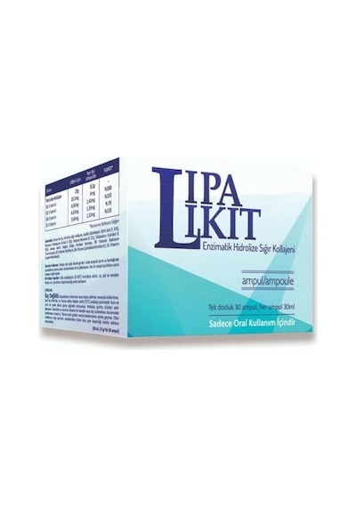 Lipalikit Enzimatik Sığır Kollajeni 30 x 30 ML