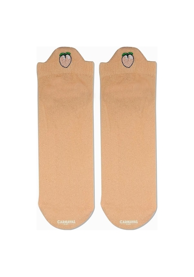 Carnaval Socks 5'li Bilek Nakışlı Meyveler Desenli Renkli Çorap Kutusu Renkli